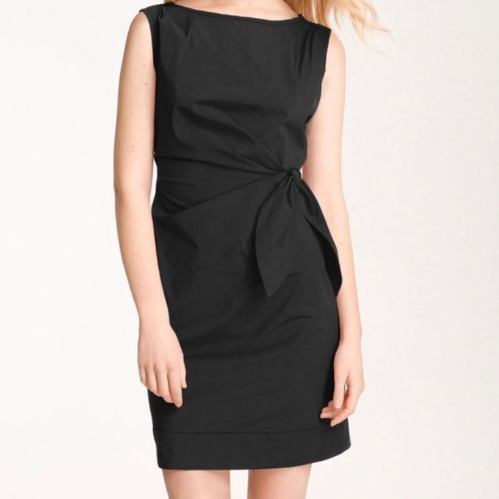 Diane von Furstenberg New Della Sleeveless Little Black Dress Women's 8 EUC